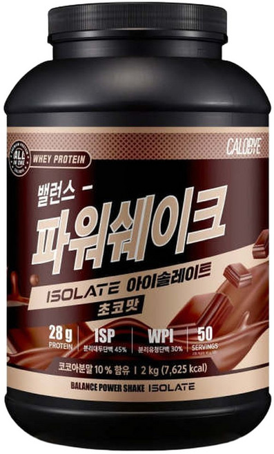 밸런스 파워쉐이크 아이솔레이트 초코맛 2kg 프로틴 단백질 2kg 1개, 밸런스 파워쉐이크 아이솔레이트 초코맛 2kg 프로틴 단
