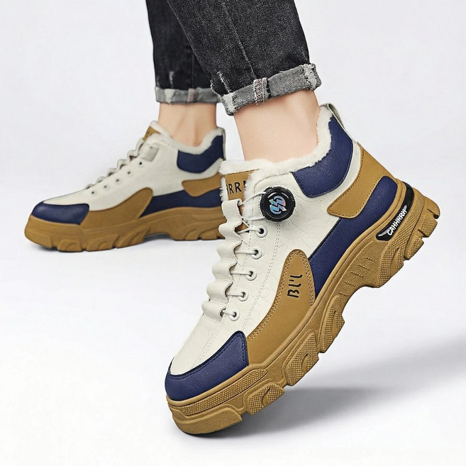 Modern Fashion 남자 하이탑 다이얼 운동화 사계절 스니커즈 W39