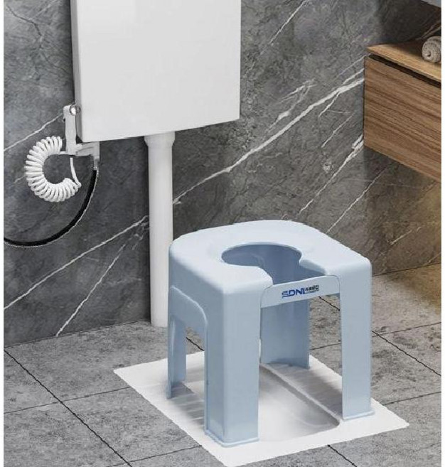 여성 좌훈 의자 좌욕 변기 좌욕기 성인 가정용, B. 그레이 블루 / 높이 24.5CM, 1개