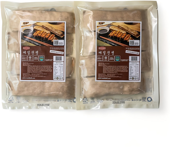 토박이마을 김치 메밀전병, 2개, 480g