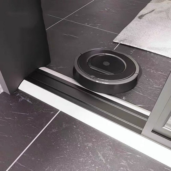 로봇청소기 문턱 도어턱받침 1m 실리콘 물막이 1.5cm npi*721FS, 1.5cm_화이트, 1개