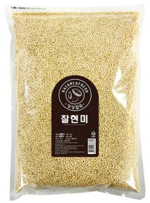 싱싱잡곡 찰현미, 7kg, 1개