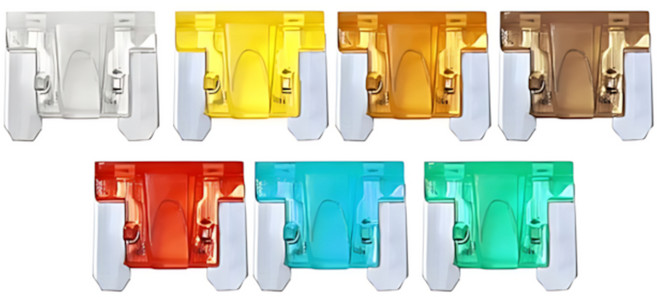 자동차 차량용 휴즈 퓨즈 LP-Mini fuse, 1개, 화이트