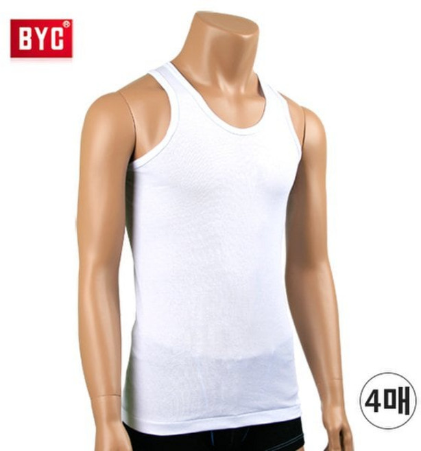 BYC 에어로쉬 조끼런닝 4매