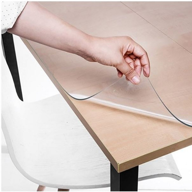 쾌청 유리대용 식탁 테이블 매트, 투명, 80cm x 180cm x 1mm, 1개