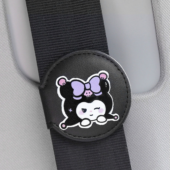 벤투로스 자동차 안전벨트 클립 스토퍼 임산부 안전벨트 락 고정 커버, 1개, 13.블랙윙크