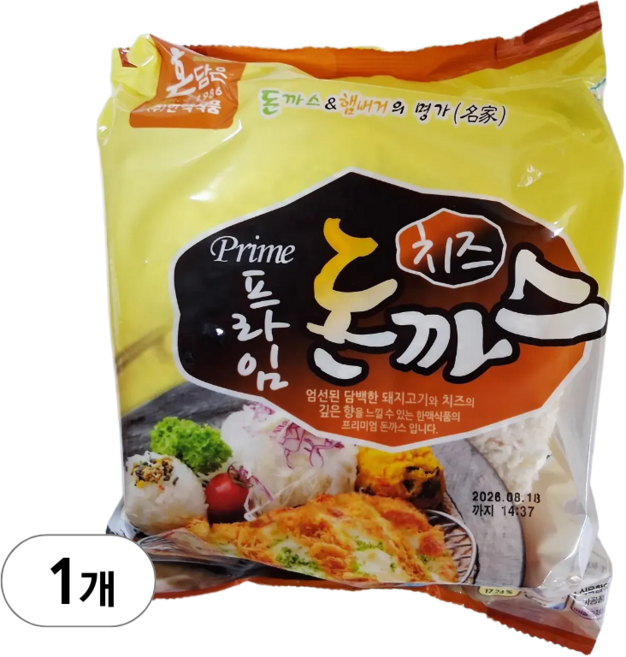 한맥 고구마 치즈돈까스 1kg, 200g, 5개