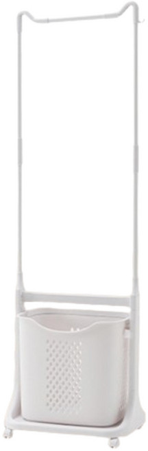 웜모먼트 이동식 멀티 수납 트롤리 다용도 정리함, 2단, 화이트