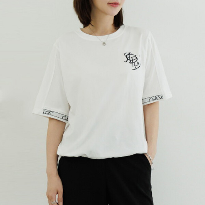 [데드라] (~99size)[MADE D] 나루시보리티셔츠[여름5부VER.] TBF3145