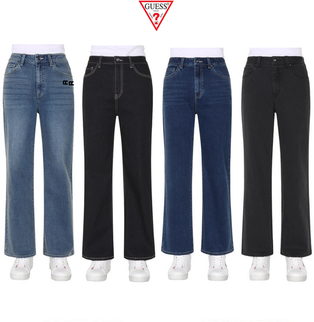 게스 여성 청바지/세미와이드핏