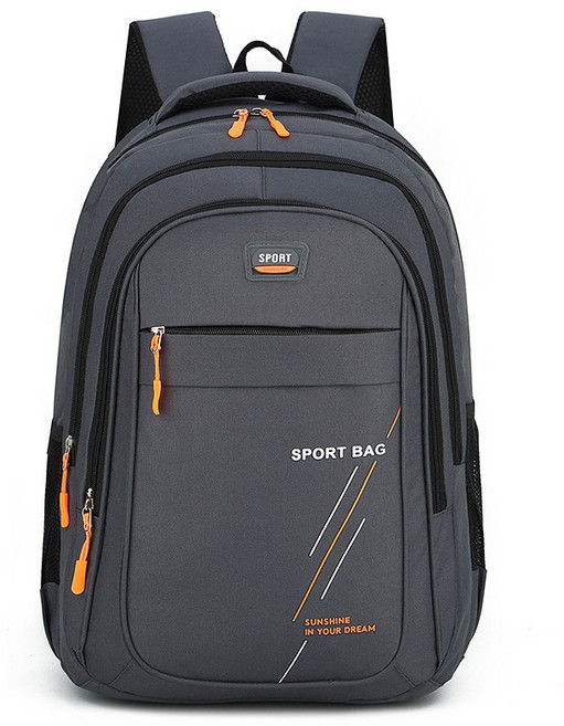 SPORTBAG 個性撞色大容量筆電後背包 多隔層收納 人體工學透氣減壓設計, A67-運動深灰