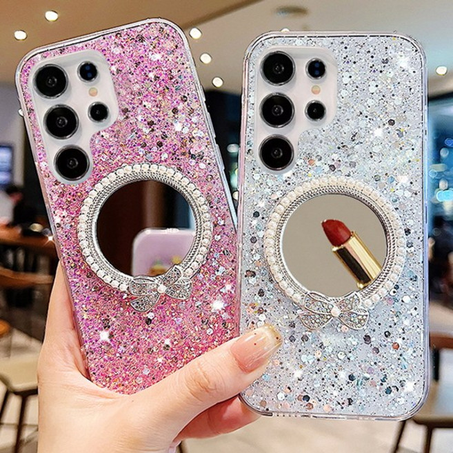 갤럭시S25 S25플러스 S25울트라 글리터 펄 큐빅 리얼 미러 거울 젤리 핸드폰 케이스