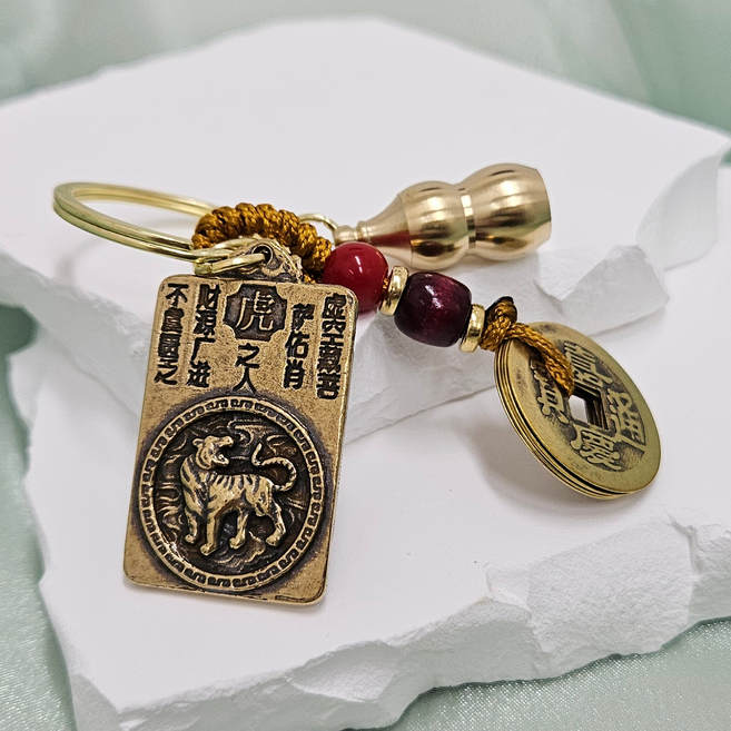 연화공방 재물운 수호신 소원성취 12간지 키링, 1개, 3.호랑이