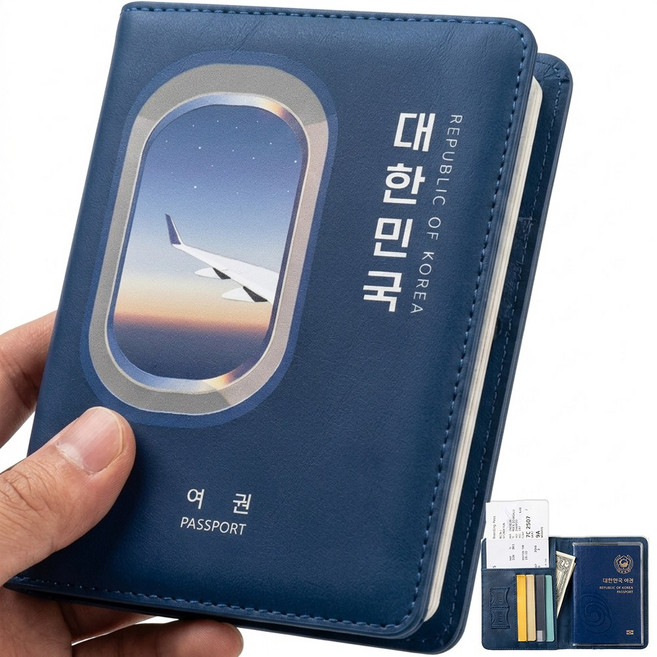 자피스 여권케이스 스키밍방지 RFID 차단 여권 지갑