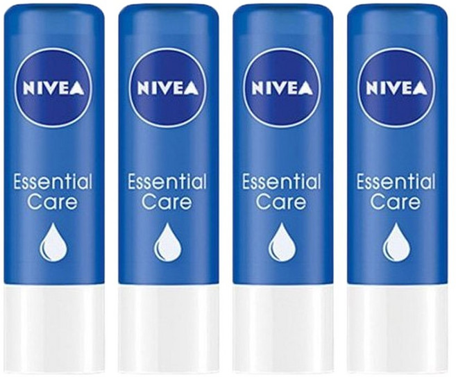 니베아 립케어 에센셜 케어 4.8G X 4개