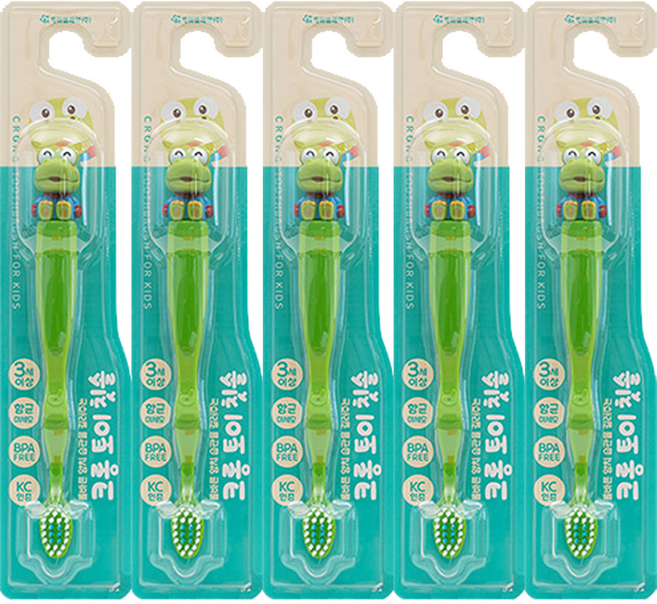 뽀로로와 친구들 토이 어린이 칫솔 21년형 크롱 5개