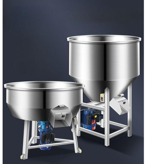 건식 습식 건습식 가축 동물 곡물 사료 배합기 분말 혼합기 교반기, 201 두꺼운 스테인리스 스틸(뚜껑 포함) 정통, 1개