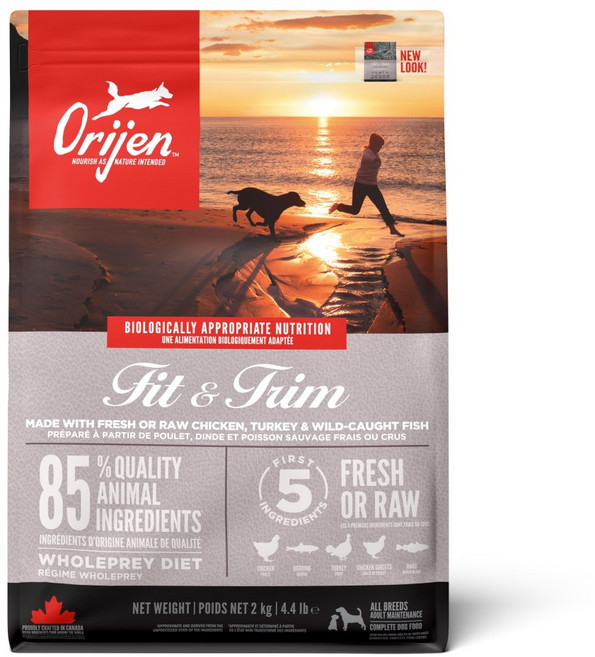오리젠 과체중 반려견용 피트 앤 트림 독 사료, 닭, 2kg, 1개