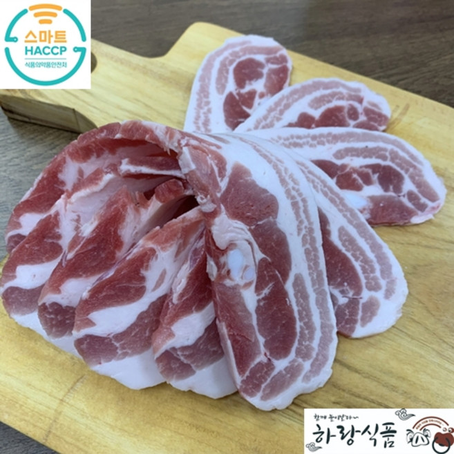 [하랑식품] 한돈 삼겹살, 1kg, 1개