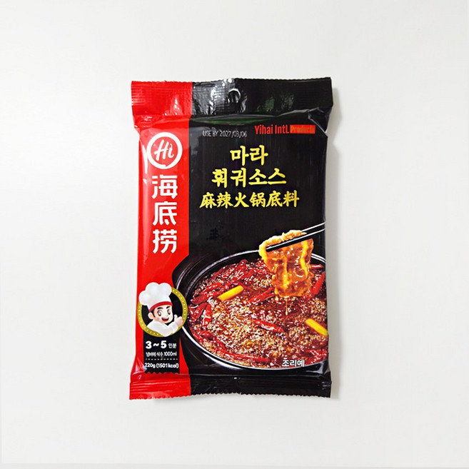 하이디라오 청유 훠궈소스 220g, 3개