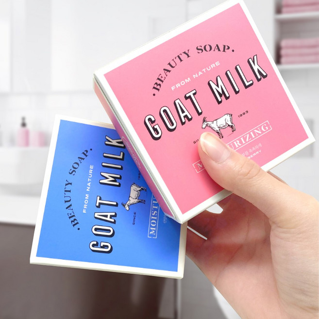 샤워메이트 뉴 산양유 비누 화이트우유향, 90g, 1개입