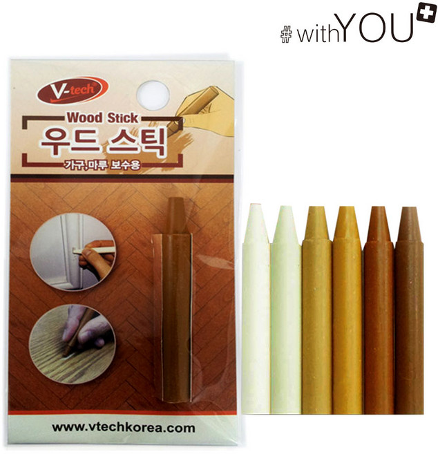 우드스틱, VT-074(갈색), 1개
