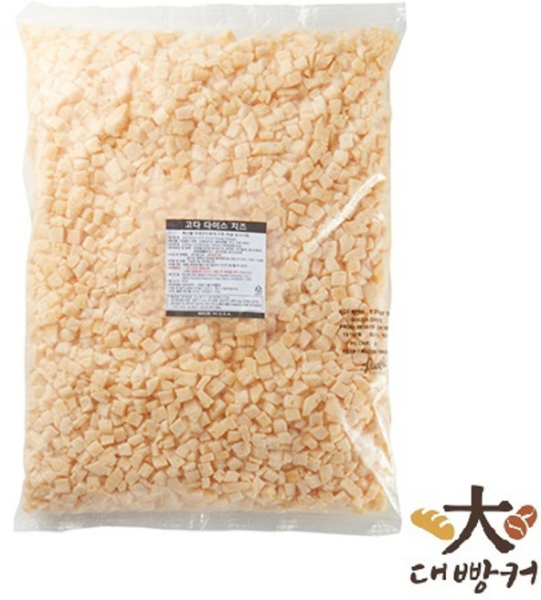 다이스프로세스 고다치즈 2.27kg 고다다이스치즈, 1개