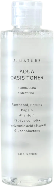 에스네이처 아쿠아 오아시스 토너, 210ml, 1개