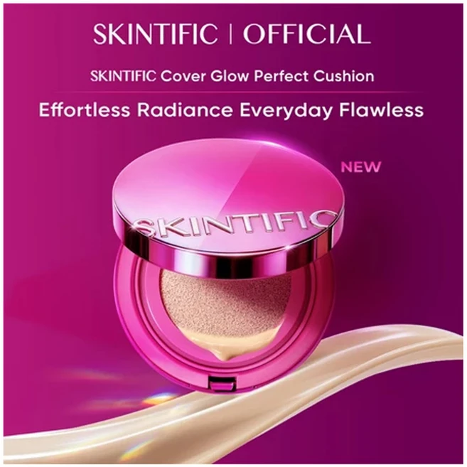 스킨티픽 커버 글로우 퍼펙트 핑크 쿠션 15g SPF50 PA+++ 광채 쿠션, 1개, 03 PETAL - 쿠팡