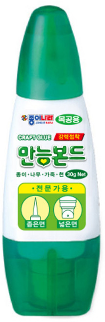 예스통상 집콕 놀이특집 씨앗키우기 보드게임 스포츠 만들기 미술놀이 모두 총집합, 1000만능본드(종이나라) 30g /단품, 1개