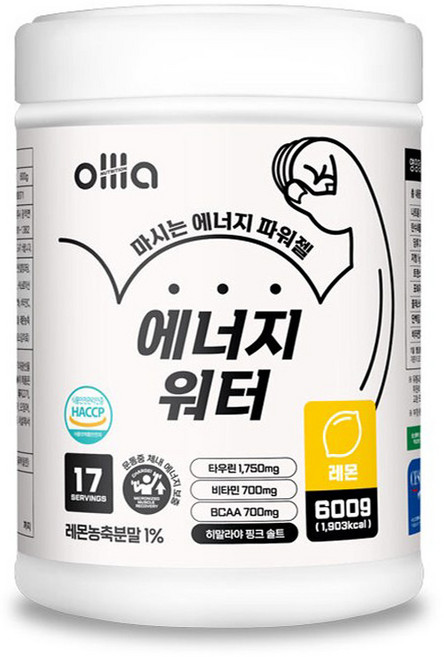올라 에너지 워터 덱스퓨얼, 1개, 600g