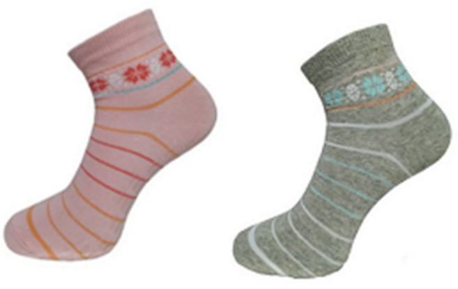 4DM-204 사계절 여자 미끄럼방지양말 발목조임 없는 무압박 중목양말 할머니 선물용 발목이 편한 당뇨양말 노인 장기요양 복지용구 실버용품 요양등급 어르신용품
