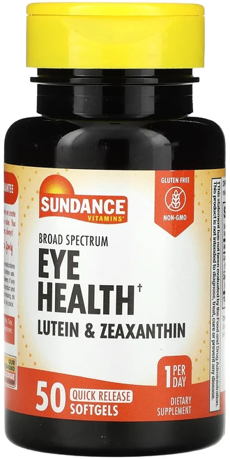 몸관리하세요 겨울입니다 Sundance Vitamins 브로드 스펙트럼 눈 건강 빠른 방출 소프트젤 50정 특별관리진행, 1 - 쿠팡