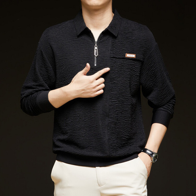 남성 반집업 스판 카라티셔츠 골프카라티 캐주얼 카라티 오피스룩