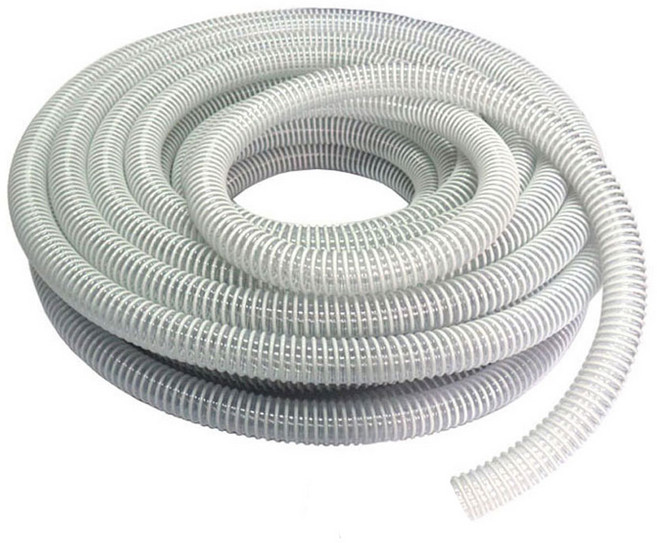 투명나선호스 32mm +M단위 재단판매 송배수용 물호스 양수펌프 자바라 전선보호관, 1개