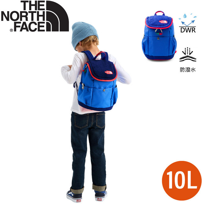 【The North Face 美國 兒童雙肩包 10L《紅/藍》】52VW/書包/登山包/減壓/護脊/透氣/輕量/耐磨, OS