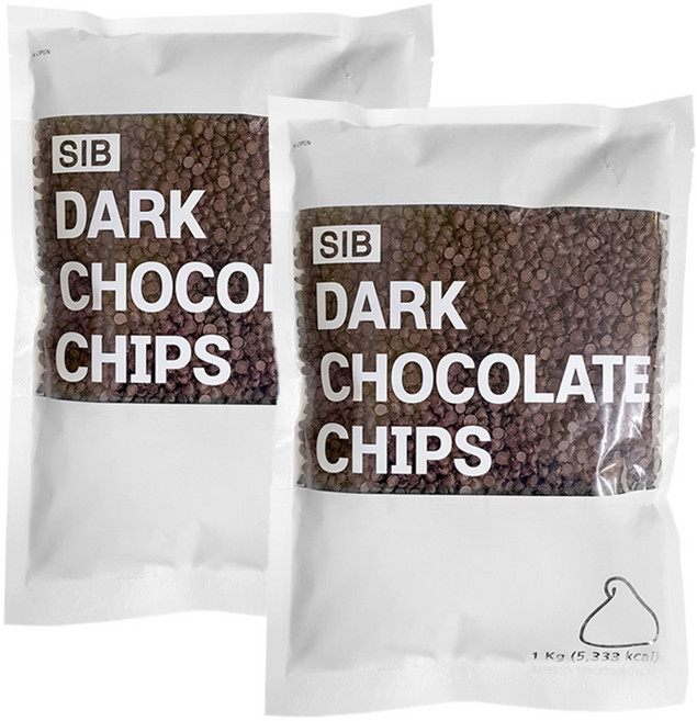 SIB선인 다크 초코렛칩, 1kg, 2개