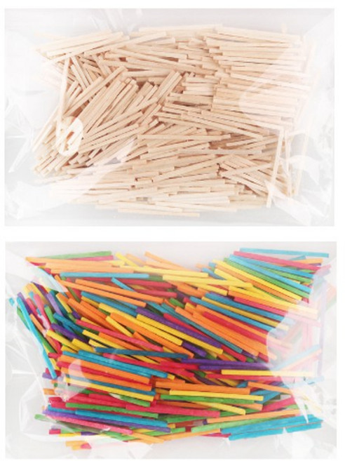 만들기재료 원목 칼라 성냥개비 스틱 DIY 산가지 만들기 꾸미기 공예