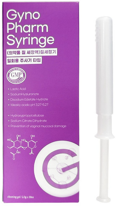 지노팜 융복합 의료기기 약산성 여성 질세정기 삽입형 케어젤, 10개, 2.3g