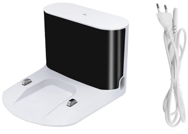 로보락 S50 S51 S55 S65 T65 S5 S6 Maxv S6 Pure S7 진공 청소기 충전 베이스 부품 EU 플러그용 충전 도크전원 코드, 1)White