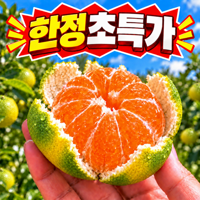 [100박스한정초특가] 농가직송 고당도 제주 감귤, 1박스, 5kg