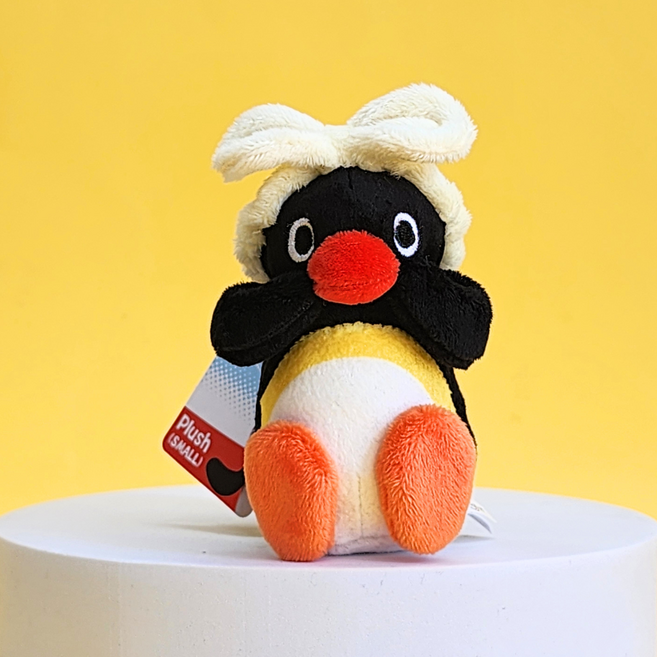 BSC 핑구 헤어밴드 인형 키링 굿즈 세트 키홀더 펭귄키링 가방고리, 1개, 핑구 헤어밴드키링, 10cm