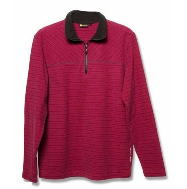 WILDLAND 男雙色條紋保暖衣 輕薄保暖/吸濕快乾/簡易洗滌