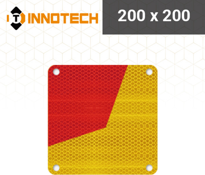 이노텍 후부반사판 후부안전판 차량용 화물차 좌측 200x200, 1개
