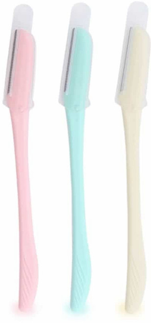 남자눈썹다듬기 눈썹칼 잔털제거기 일자형 3P 62247pc 1(pc), 1개