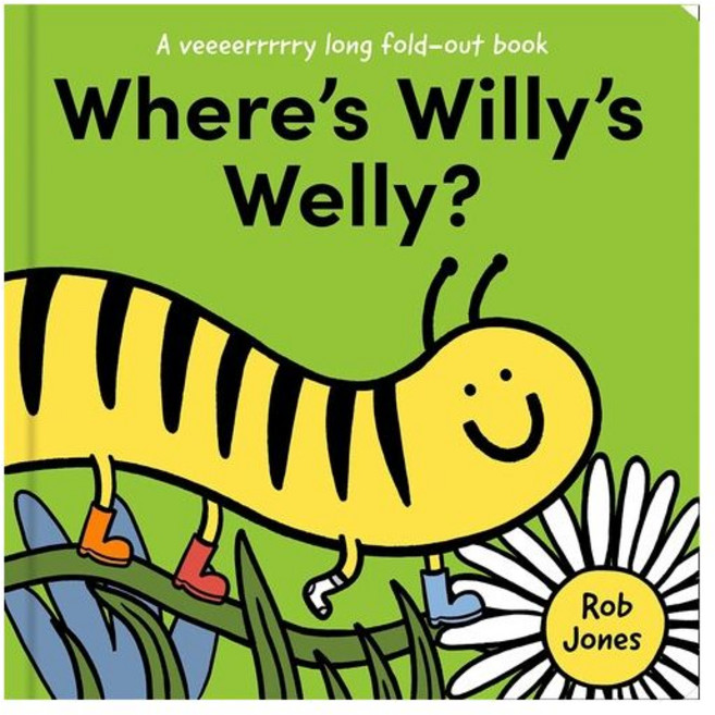 영문 영어 유아 도서 Where's Willy's Welly Board book 영국판 A Veeeerrrrry Long Foldout 1572751, 영문 영어 유아 도서 Where's Willy's We