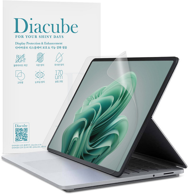 다이아큐브 마이크로소프트 서피스 랩탑 저반사 지문방지 블루라이트차단 액정보호필름, 1개