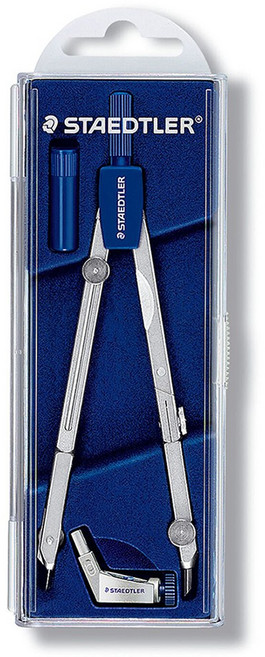 스테들러 554-T01 마스 컴퍼스 전문가용 고급 샤프 전용심 일체형 나사형 학생 제도 용품 도구 준비물