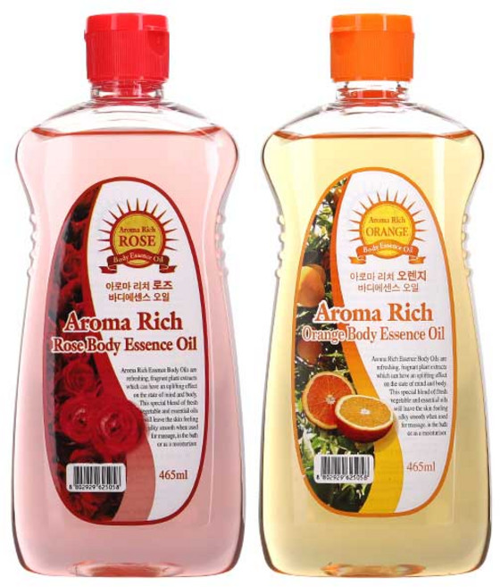 이노벨라 아로마 리치 바디 에센스 오일 로즈+오렌지, 2개, 465ml