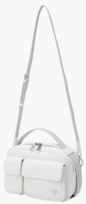 [데상트 골프] M 데상트골프파우치 GQC DQ12WFBG21-BWTG 여성 파우치백 / Bright White, FREE, 사이즈:FREE